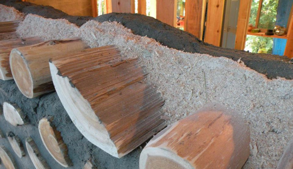 Технология "Чуркобетон": экодом из дров и глины